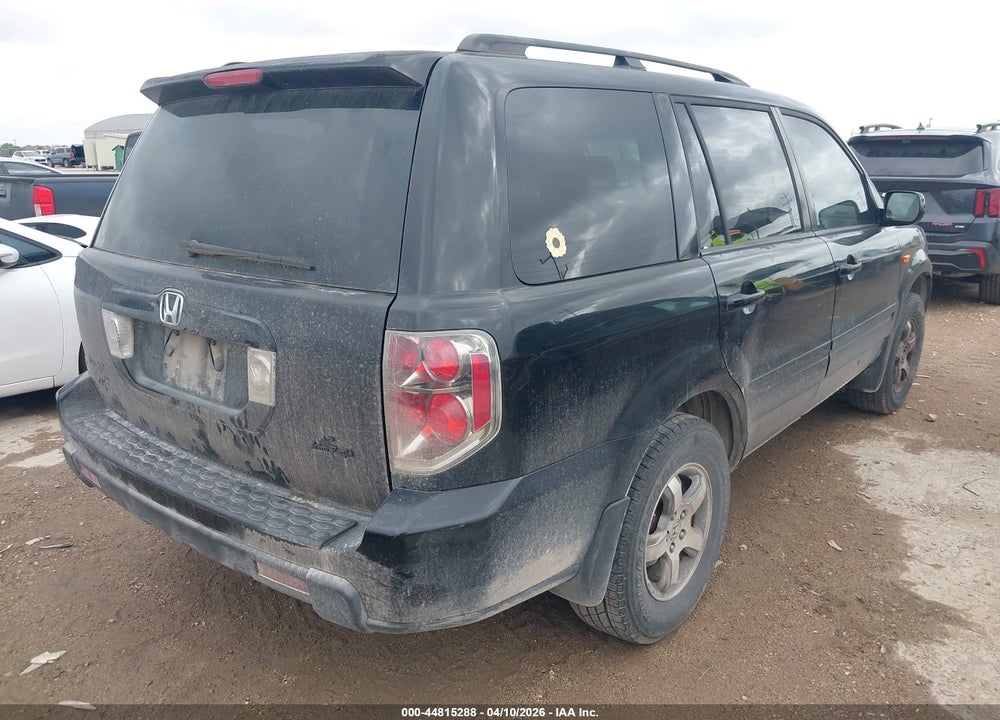 2007 HONDA PILOT EX-L VIN: 5FNYF28527B018735