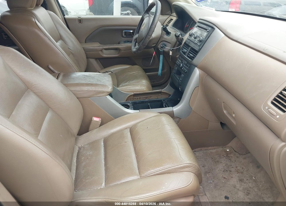 2007 HONDA PILOT EX-L VIN: 5FNYF28527B018735