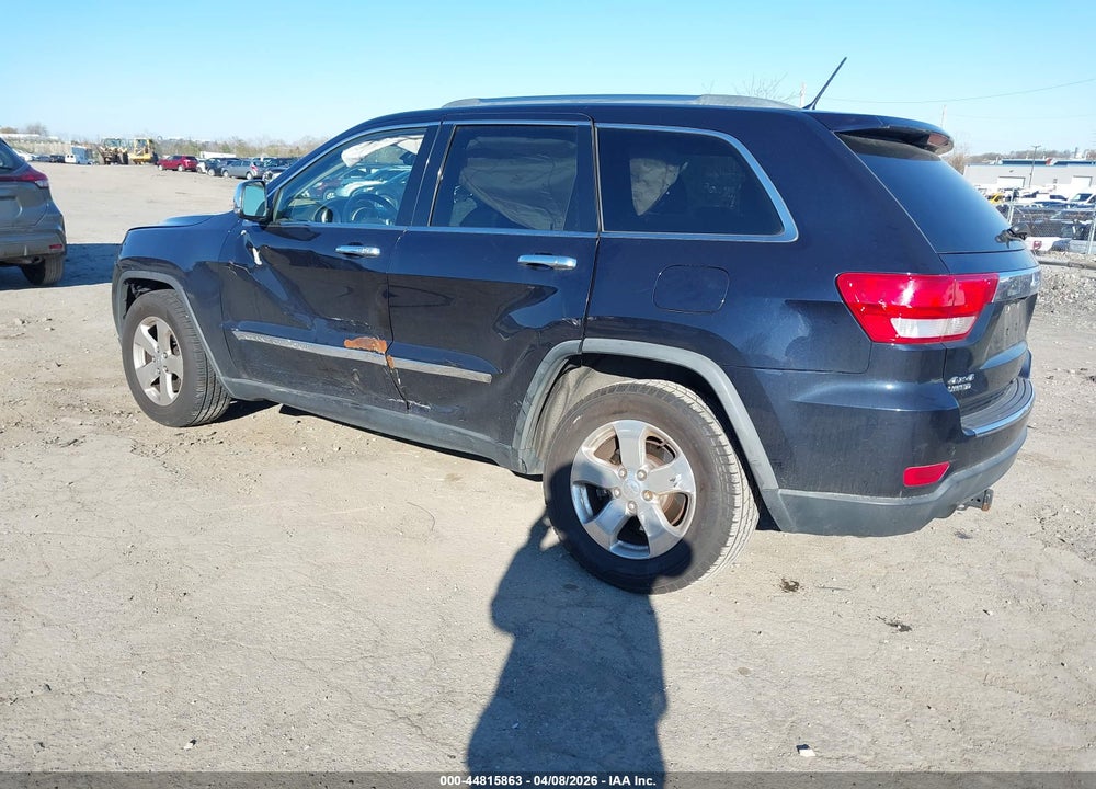 2011 JEEP GRAND CHEROKEE LIMITED VIN: 1J4RR5GT0BC505123