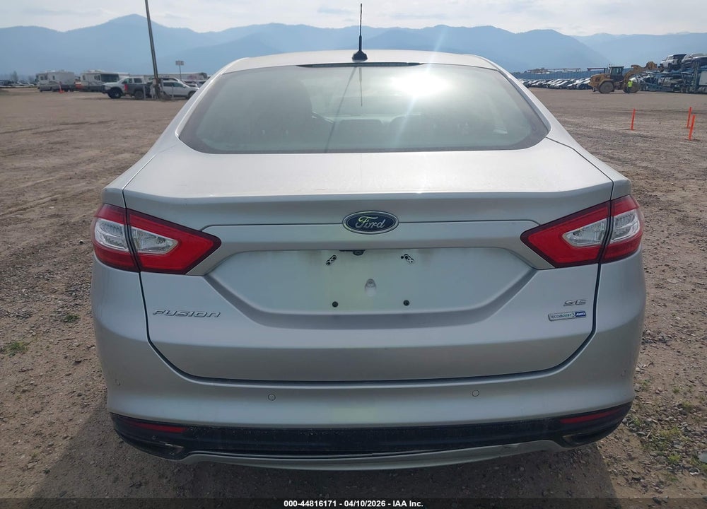 2016 FORD FUSION SE VIN: 3FA6P0T95GR166594