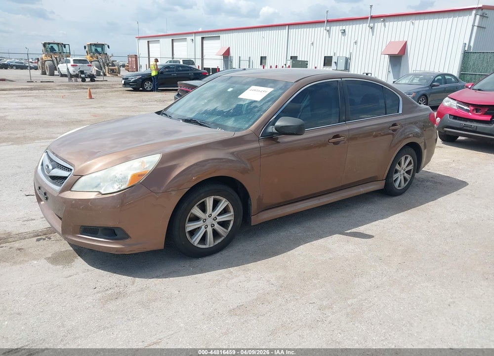 2011 SUBARU LEGACY 2.5I PREMIUM VIN: 4S3BMCB66B3227114