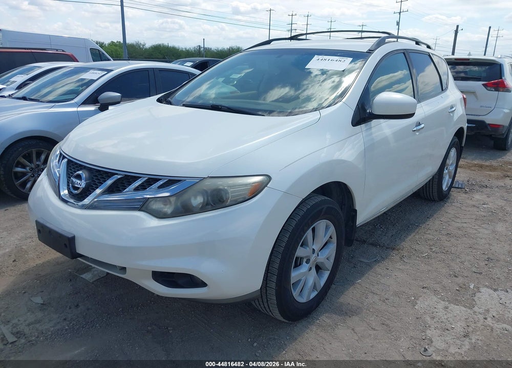 2013 NISSAN MURANO SV VIN: JN8AZ1MU8DW211015