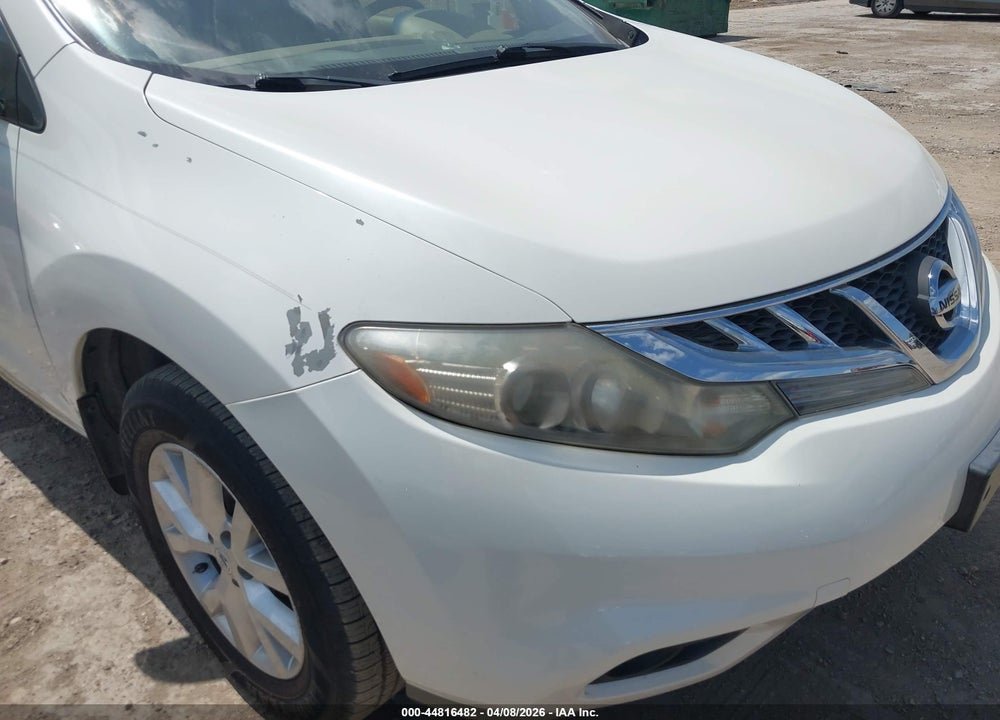 2013 NISSAN MURANO SV VIN: JN8AZ1MU8DW211015
