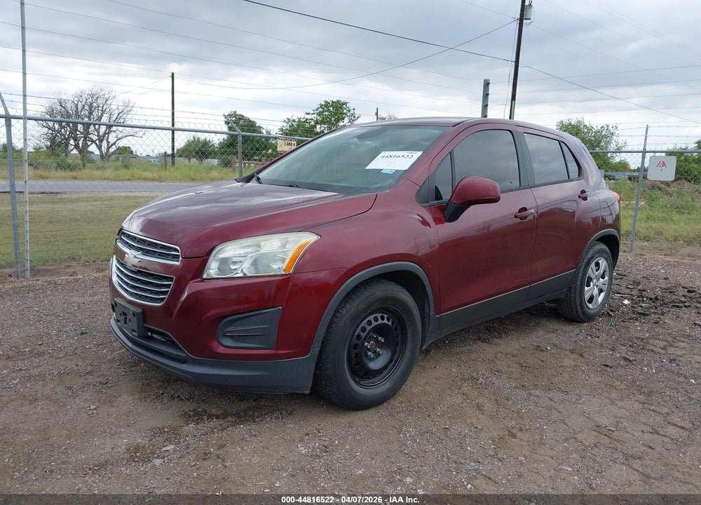 2016 CHEVROLET TRAX 1LS VIN: 3GNCJKSB4GL237339