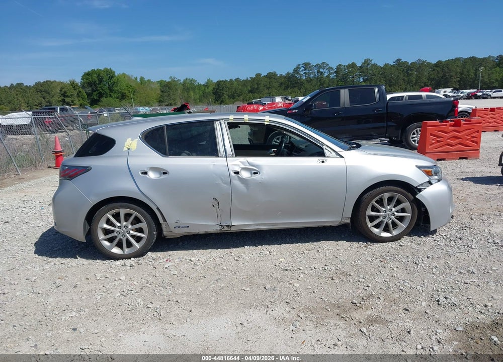 2012 LEXUS CT 200H PREMIUM VIN: JTHKD5BH1C2086195