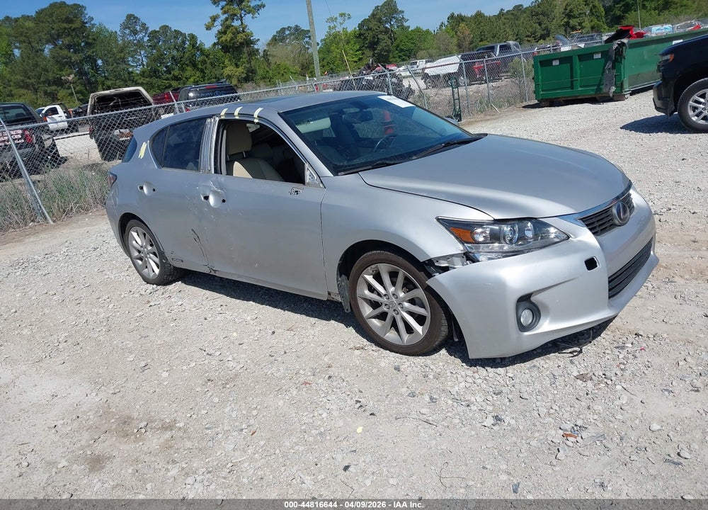 2012 LEXUS CT 200H PREMIUM VIN: JTHKD5BH1C2086195
