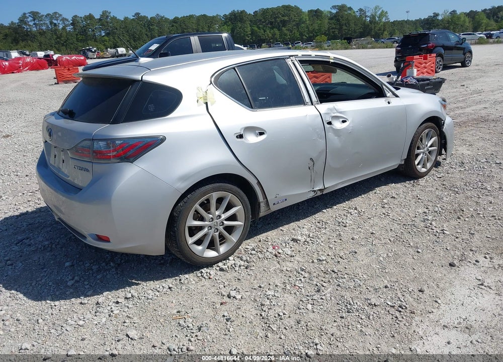 2012 LEXUS CT 200H PREMIUM VIN: JTHKD5BH1C2086195