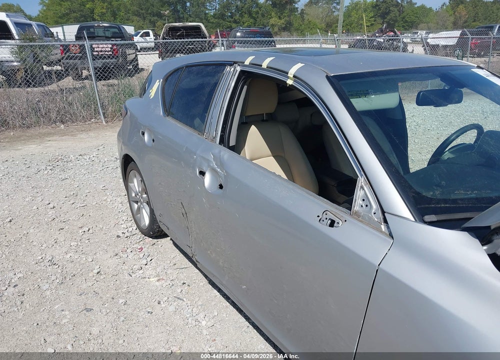 2012 LEXUS CT 200H PREMIUM VIN: JTHKD5BH1C2086195