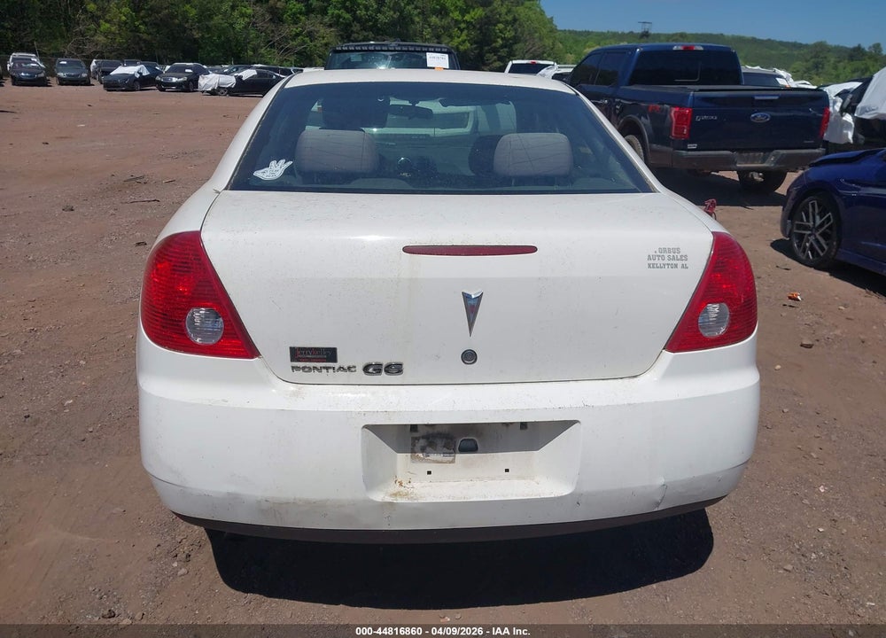 2007 PONTIAC G6 VALUE LEADER VIN: 1G2ZF58B674115220