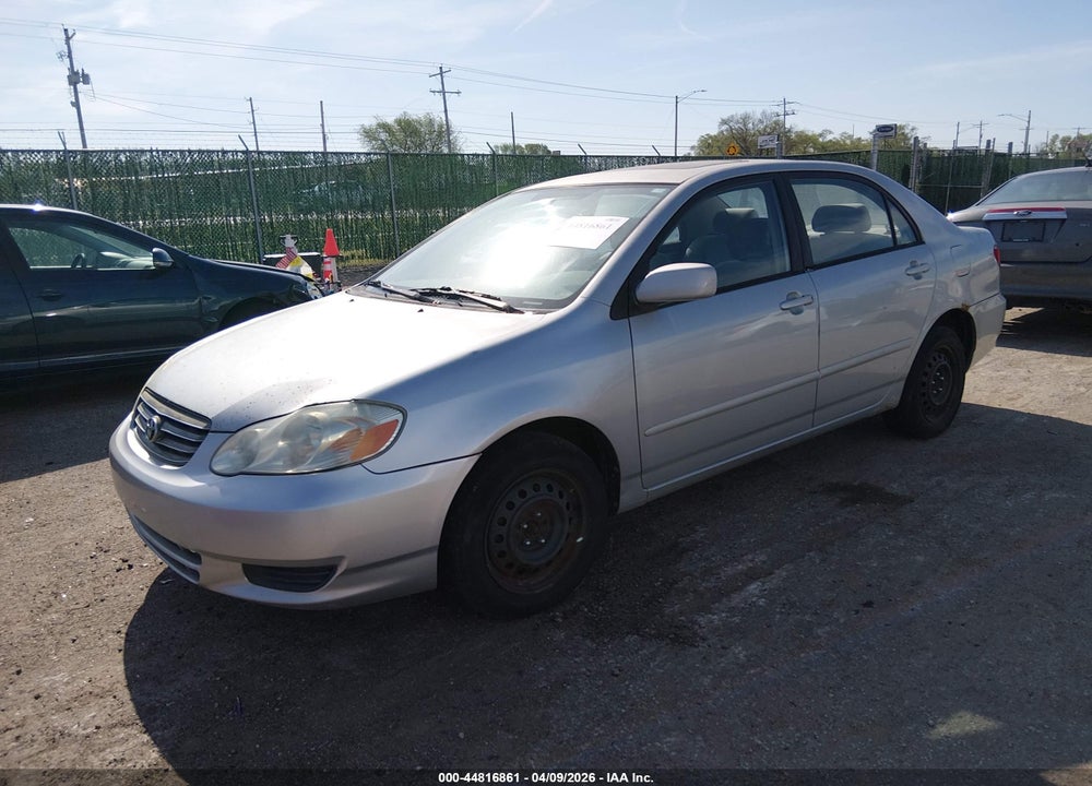 2003 TOYOTA COROLLA LE VIN: 1NXBR32E23Z019490