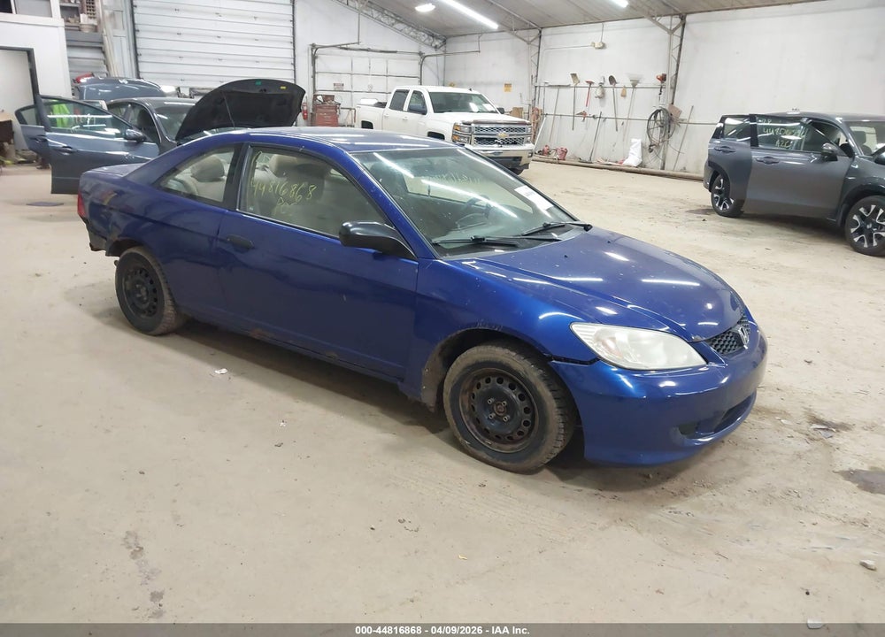 2005 HONDA CIVIC VP VIN: 1HGEM21175L074309