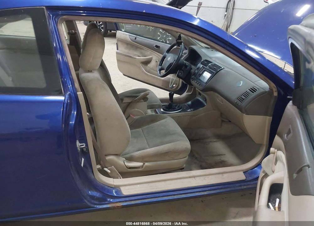 2005 HONDA CIVIC VP VIN: 1HGEM21175L074309