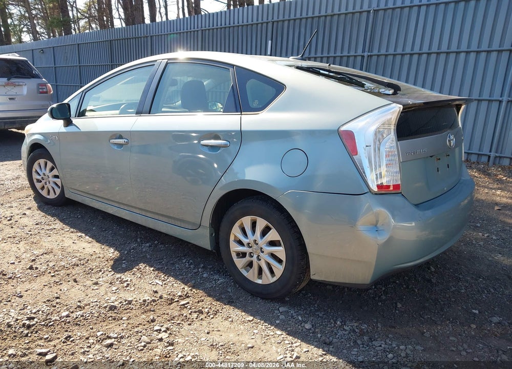 2012 TOYOTA PRIUS PLUG-IN ADVANCED VIN: JTDKN3DP3C3024301