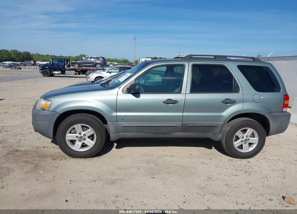 2007 FORD ESCAPE HYBRID VIN: 1FMCU49H87KA93572