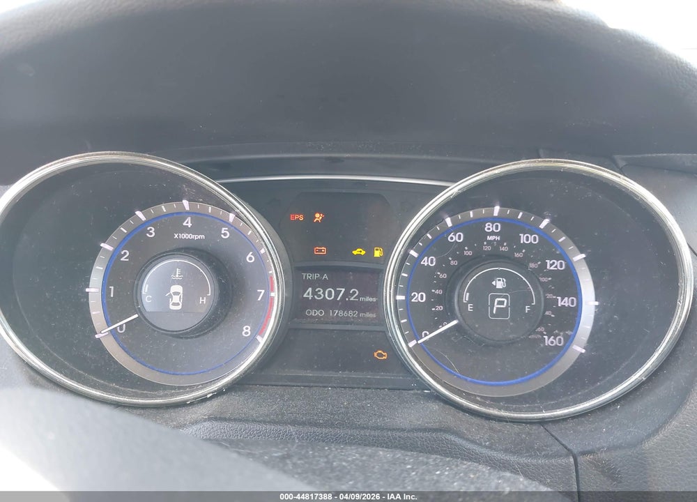 2011 HYUNDAI SONATA SE 2.0T VIN: 5NPEC4ABXBH161806
