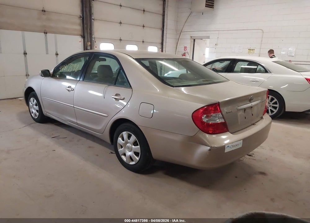 2004 TOYOTA CAMRY LE VIN: 4T1BE32K04U928203