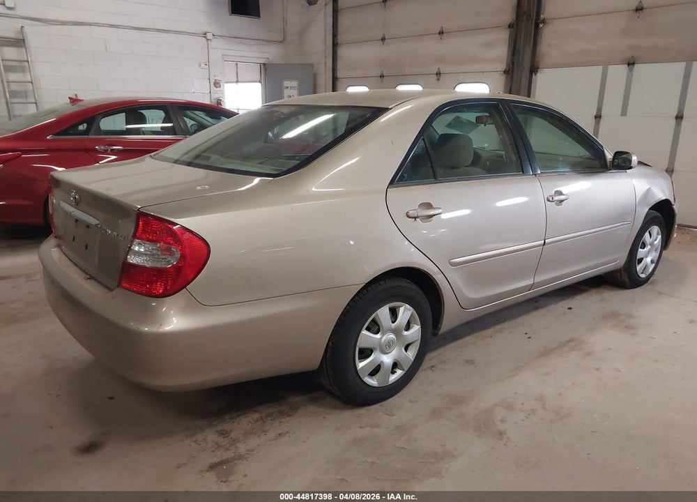 2004 TOYOTA CAMRY LE VIN: 4T1BE32K04U928203