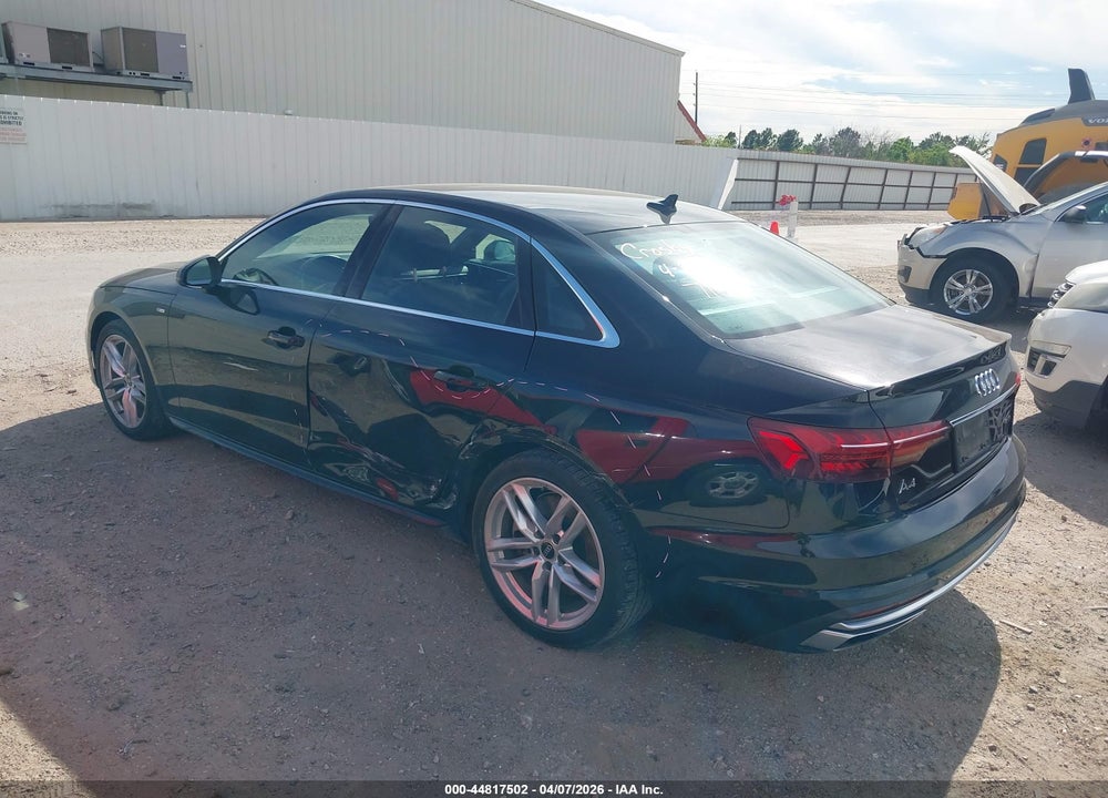 2024 AUDI A4 PREMIUM PLUS 45 TFSI S LINE QUATTRO S TRONIC VIN: WAUEAAF4XRN009949