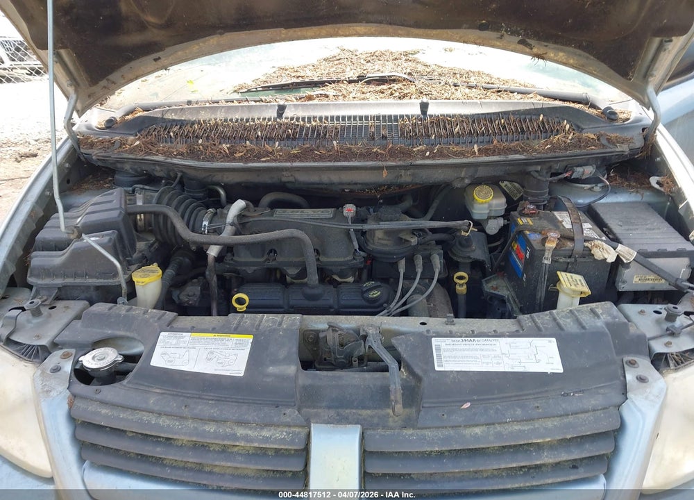 2005 DODGE GRAND CARAVAN SXT VIN: 2D4GP44L75R581731