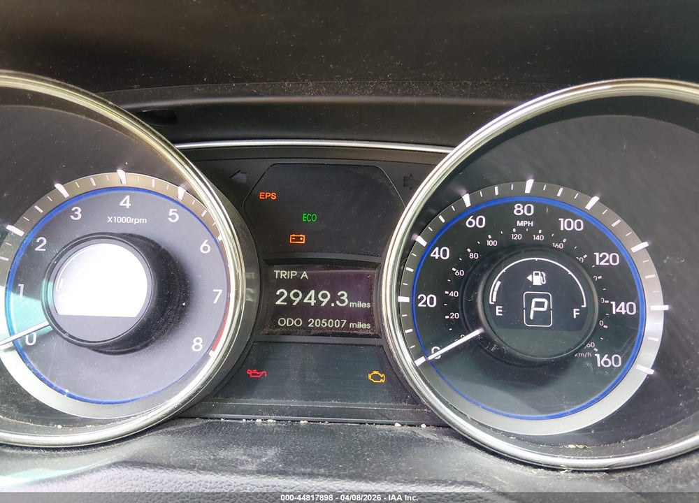 2011 HYUNDAI SONATA GLS VIN: 5NPEB4AC6BH173737
