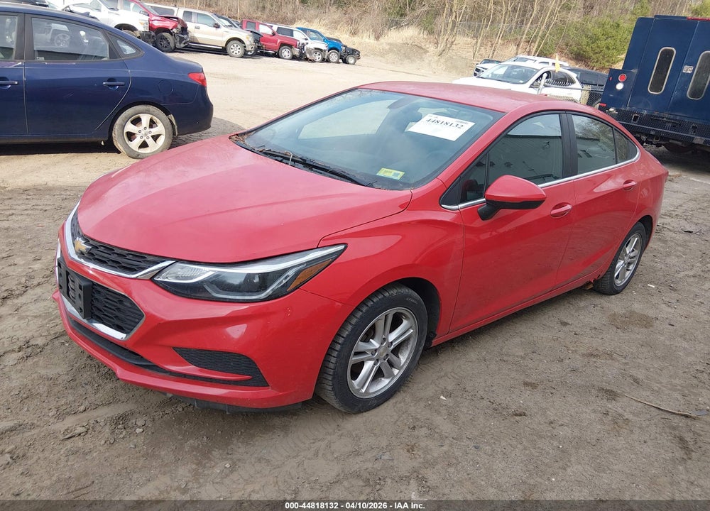 2017 CHEVROLET CRUZE LT AUTO VIN: 1G1BE5SM2H7241559