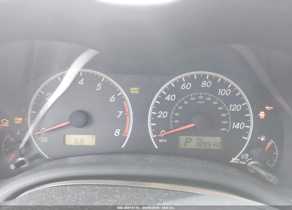 2013 TOYOTA COROLLA LE VIN: 5YFBU4EE6DP094308