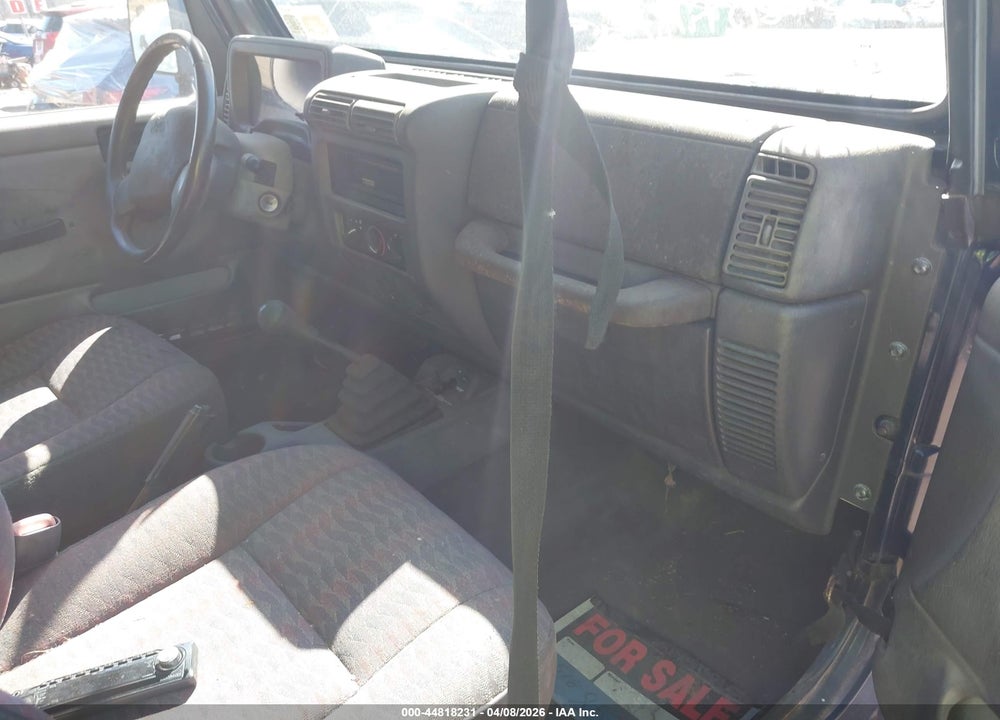 2000 JEEP WRANGLER SE VIN: 1J4FA29P7YP769806