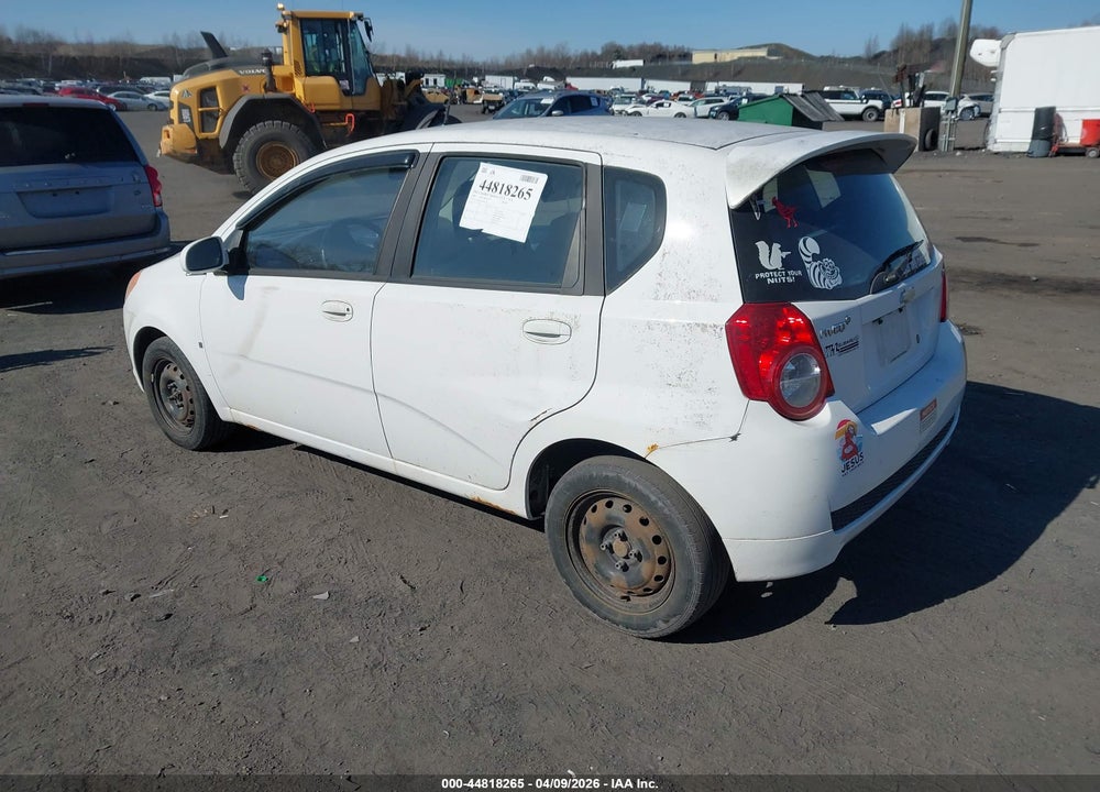 2009 CHEVROLET AVEO LT VIN: KL1TD66E39B647279