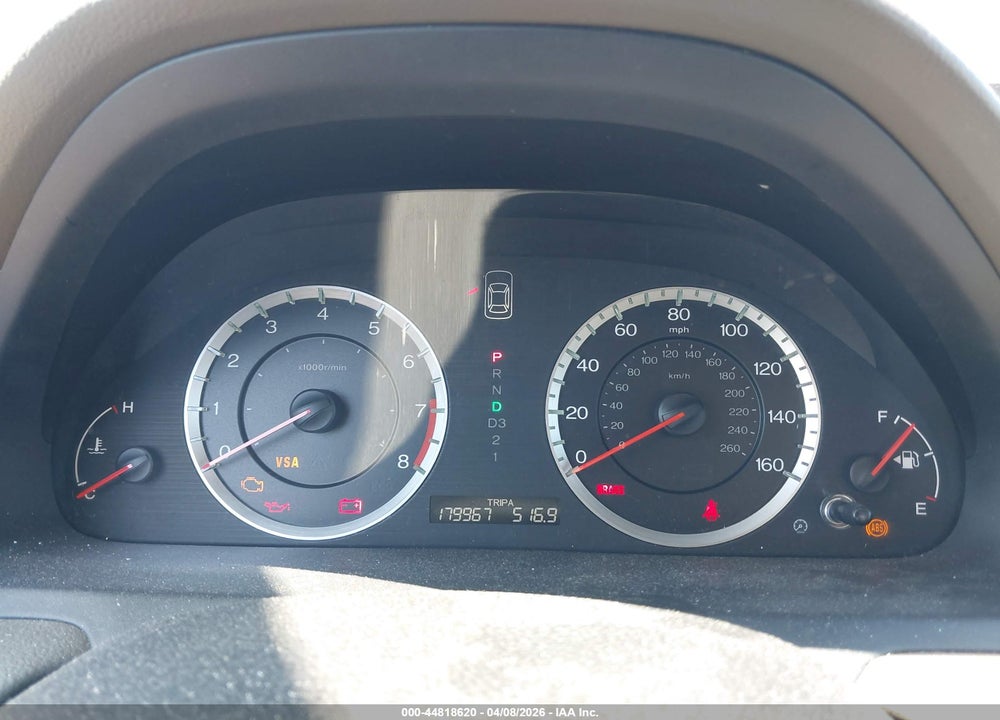 2010 HONDA ACCORD 2.4 LX-P VIN: 1HGCP2F42AA034078