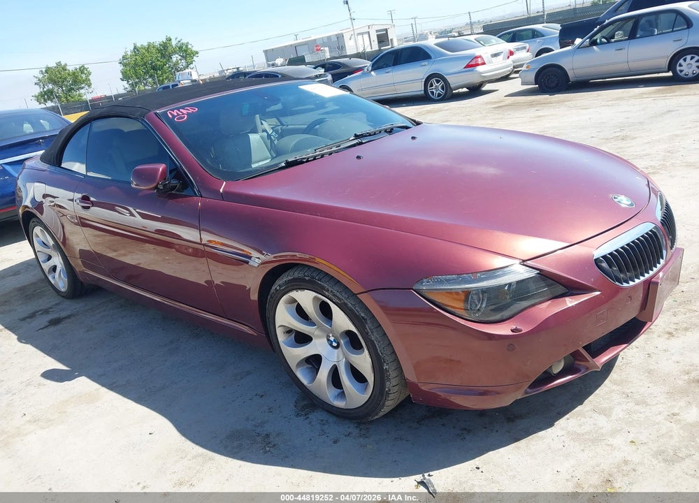 2005 BMW 645CI VIN: WBAEK73425B327807