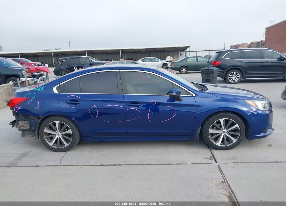 2017 SUBARU LEGACY 2.5I LIMITED VIN: 4S3BNAN69H3016589