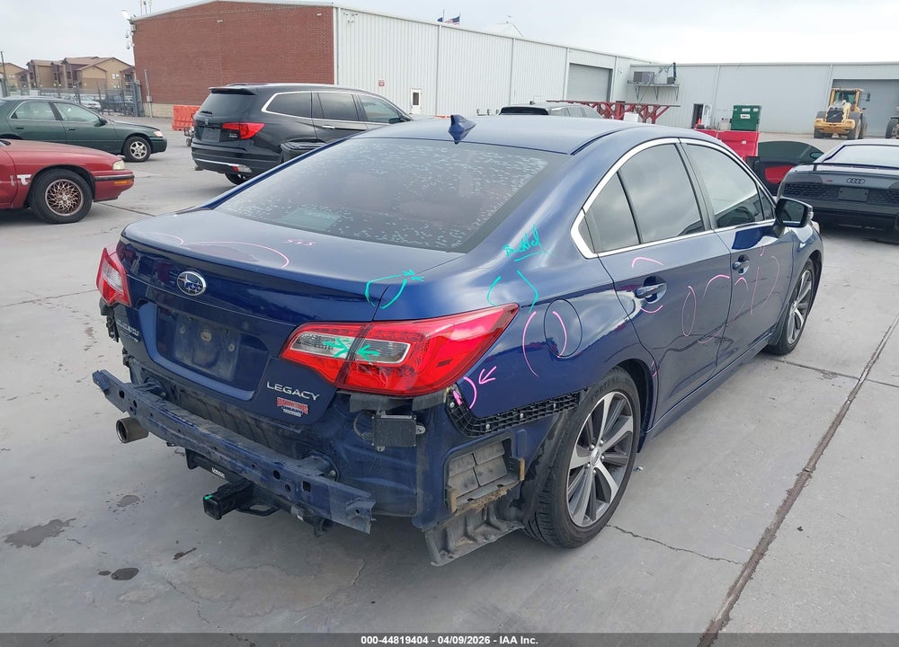 2017 SUBARU LEGACY 2.5I LIMITED VIN: 4S3BNAN69H3016589