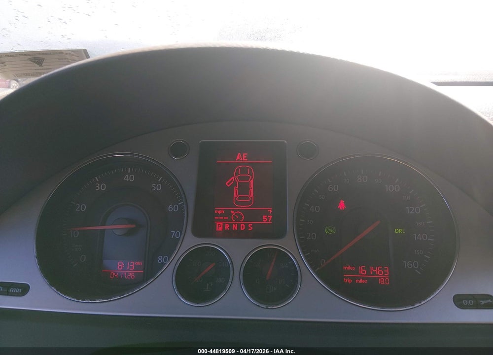 2008 VOLKSWAGEN PASSAT KOMFORT VIN: WVWLK73C38E054199