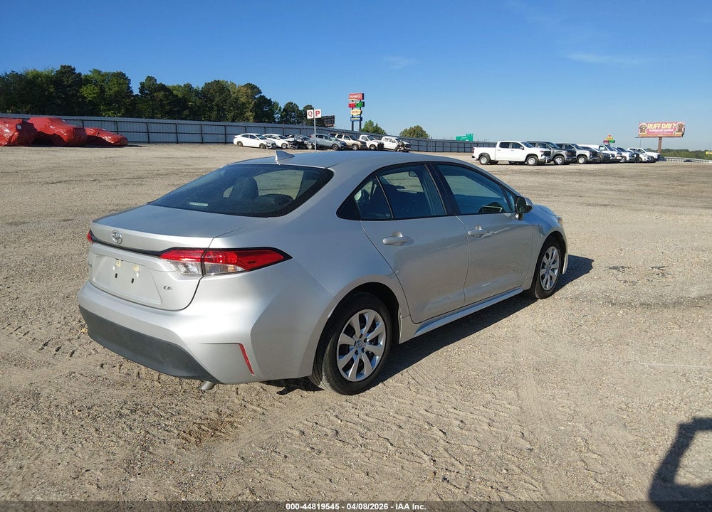 2025 TOYOTA COROLLA LE VIN: 5YFB4MDE5SP238476