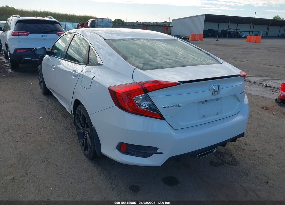 2019 HONDA CIVIC SPORT VIN: 19XFC2F88KE201018