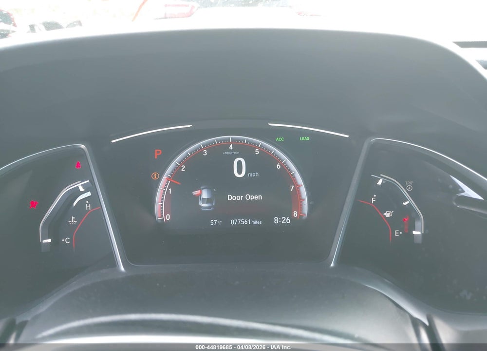 2019 HONDA CIVIC SPORT VIN: 19XFC2F88KE201018