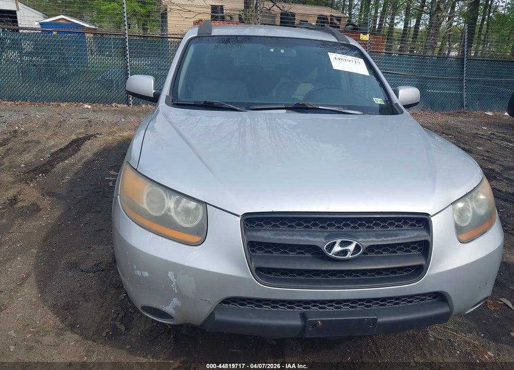 2008 HYUNDAI SANTA FE GLS VIN: 5NMSG73D68H135832