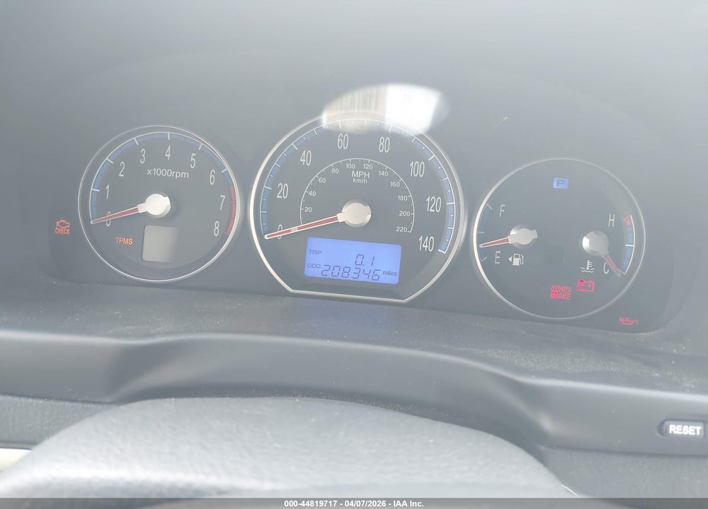 2008 HYUNDAI SANTA FE GLS VIN: 5NMSG73D68H135832