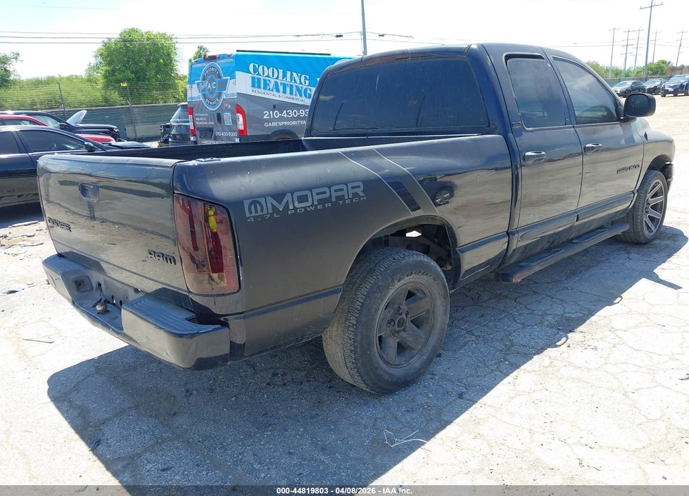 2002 DODGE RAM 1500 ST VIN: 3D7HA18N32G167284