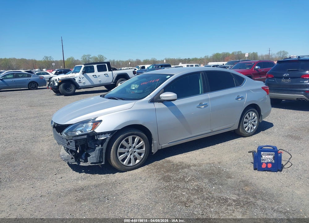 2019 NISSAN SENTRA S VIN: 3N1AB7AP4KY398683