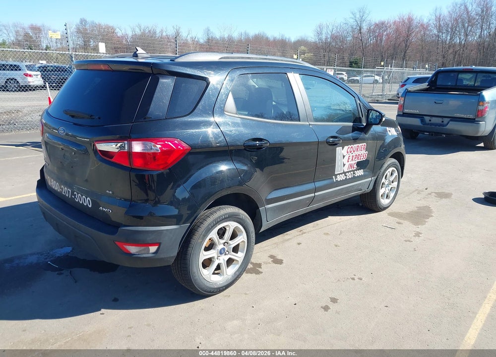 2019 FORD ECOSPORT SE VIN: MAJ6S3GL1KC270996