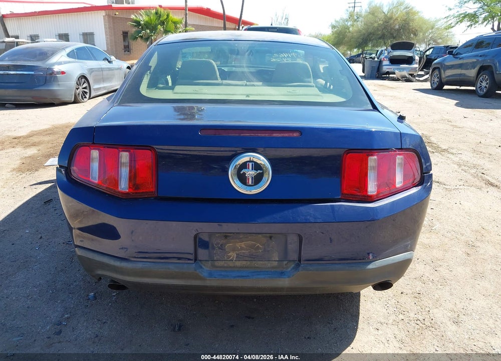 2011 FORD MUSTANG V6 VIN: 1ZVBP8AM1B5128979