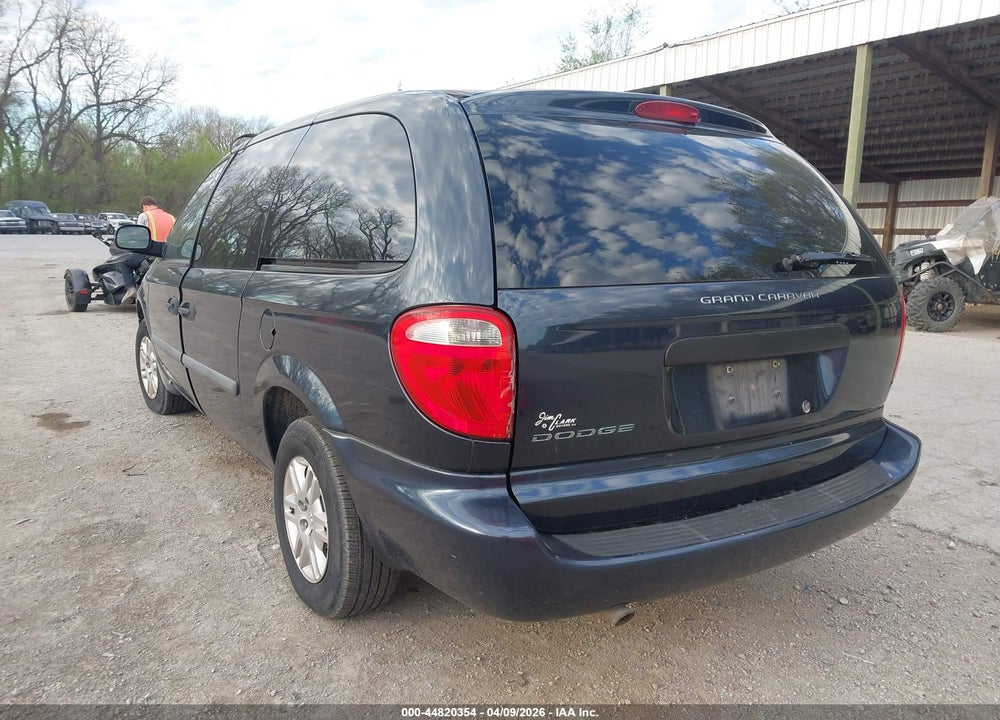 2007 DODGE GRAND CARAVAN SE VIN: 1D4GP24R47B103762