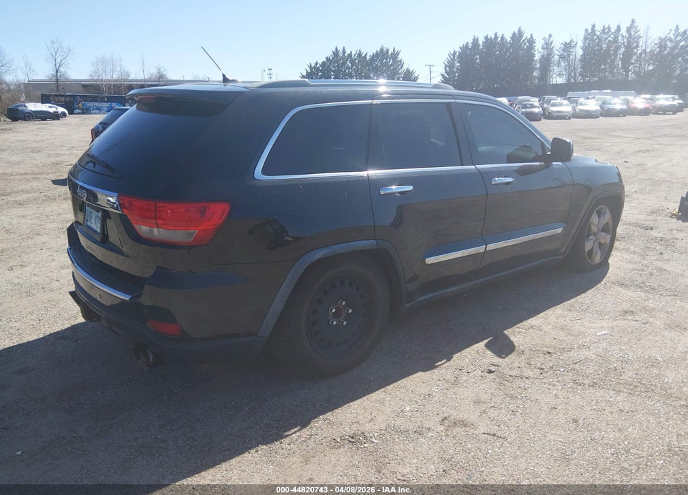 2011 JEEP GRAND CHEROKEE OVERLAND VIN: 1J4RR6GT9BC700627