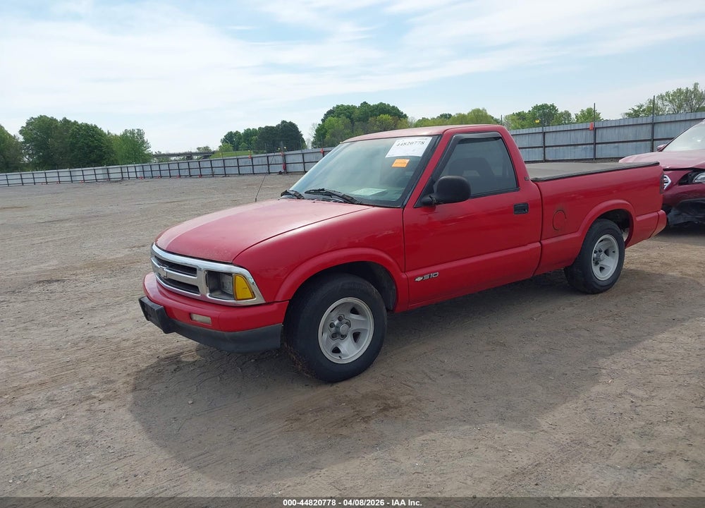 1997 CHEVROLET S-10 LS FLEETSIDE VIN: 1GCCS1444VK209165