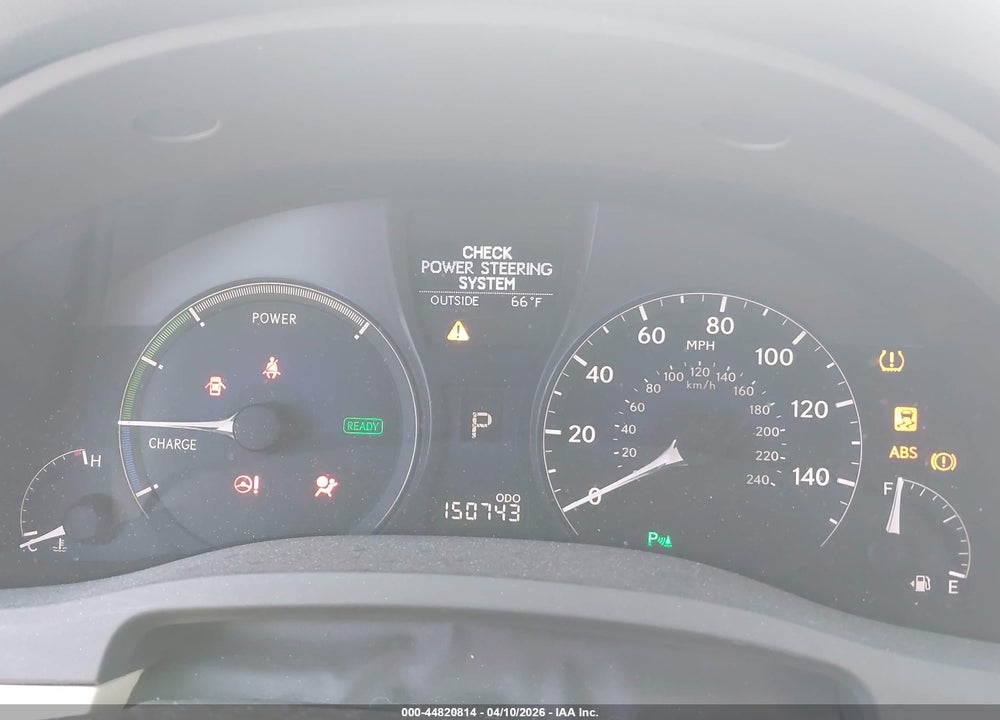 2010 LEXUS RX 450H VIN: JTJZB1BA5A2003329