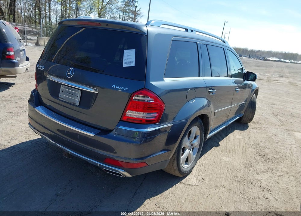 2010 MERCEDES-BENZ GL 450 4MATIC VIN: 4JGBF7BE6AA579043