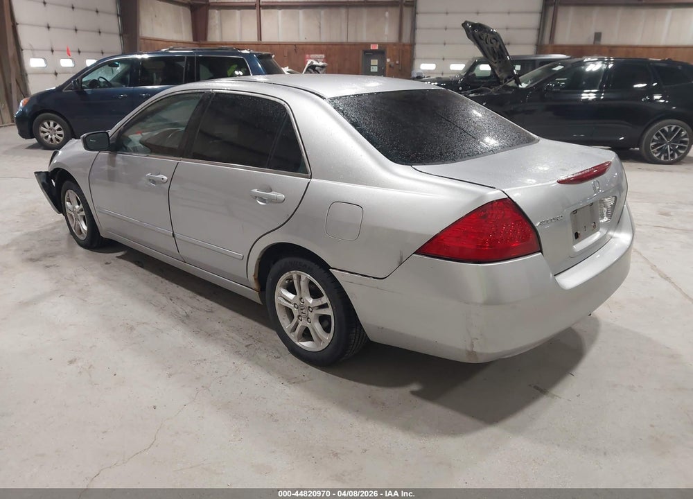 2007 HONDA ACCORD 2.4 SE VIN: 1HGCM56387A033298