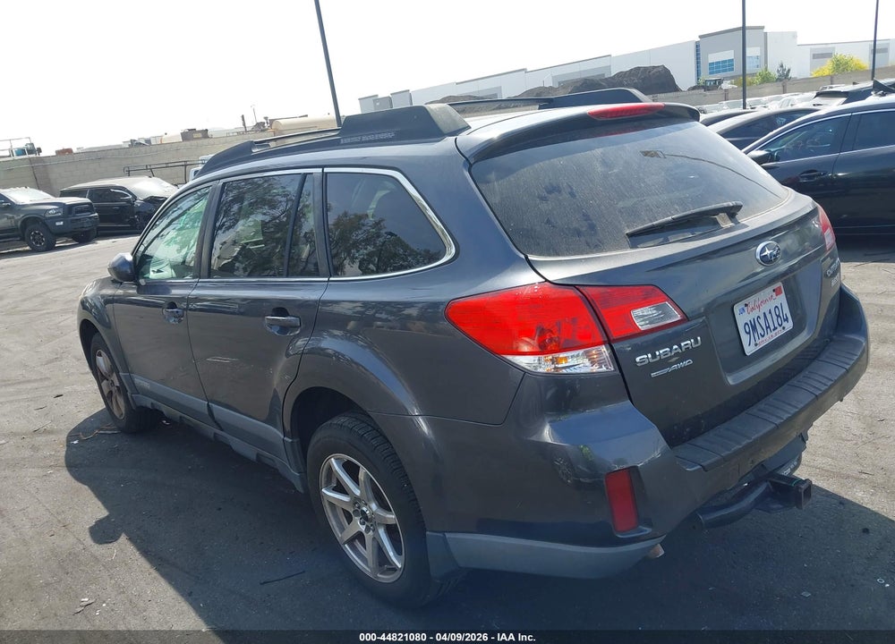 2012 SUBARU OUTBACK 2.5I PREMIUM VIN: 4S4BRBCC1C3295172