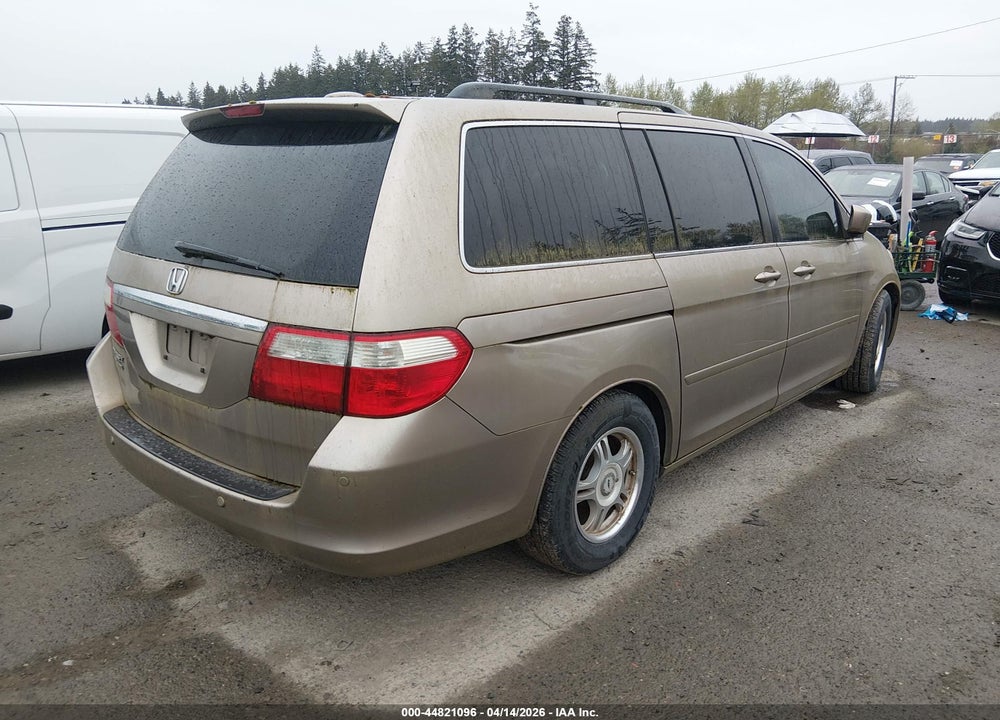 2006 HONDA ODYSSEY TOURING VIN: 5FNRL38836B098347